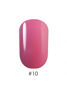 Гель-лак 010 Нежный насыщенный розовый G. La color, 10 мл