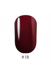 Гель-лак 018 Темный бордово-сливовый G. La color, 10 мл