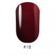 Гель-лак 018 Темный бордово-сливовый G. La color, 10 мл