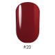 Гель-лак 020 Бордово-красный G. La color, 10 мл