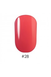 Гель-лак 028 Кораллово-розовый G. La color, 10 мл