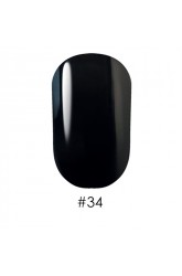 Гель-лак 034 Строгий черный G. La color, 10 мл