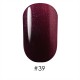 Гель-лак 039 Бордовый с шиммерами G. La color, 10 мл