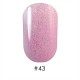 Гель-лак 043 Розовый с цветными блестками G. La color, 10 мл
