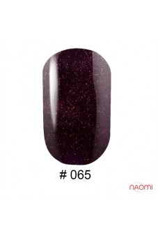 Гель-лак 065 Коричневый с шиммерами G. La color, 10 мл