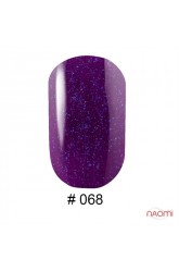 Гель-лак 068 Фиолетовый с шиммерами G. La color, 10 мл