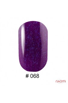 Гель-лак 068 Фиолетовый с шиммерами G. La color, 10 мл