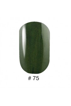 Гель-лак 075 Зеленый перламутровый G. La color, 10 мл