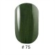 Гель-лак 075 Зеленый перламутровый G. La color, 10 мл