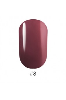 Гель-лак 008 Бордово-сливовый G. La color, 10 мл