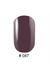 Гель-лак 087 Коричнево-лиловый, эмалевый G. La color, 10 мл