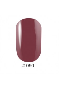 Гель-лак 090 Коричнево-малиновый G. La color, 10 мл