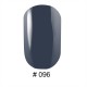Гель-лак 096 Черно-серый G. La color, 10 мл