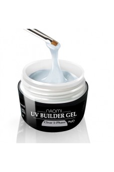 Однофазный Гель - Naomi UV Builder Gel Clear 1-Phase (прозрачный), 14 гр