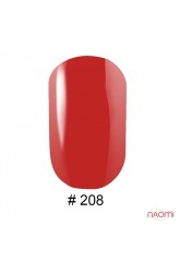 Гель-лак 208 Оранжевый неон G. La color, 10 мл