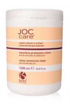 Маска для окрашенных волос с маслом абрикосовых косточек Barex Joc Care Line Apricot Kernel Oil Mask, 1000 мл