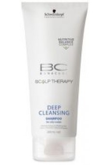 Шампунь глубокой очистки для жирных волос Schwarzkopf BONACURE Deep Cleanse, 200 мл