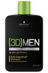 Шампунь против перхоти SCHWARZKOPF 3D MENSION Anti-Dandruff Shampoo, 250 мл