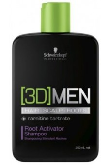 Шампунь активирующий рост волос SCHWARZKOPF 3D MENSION Activating Shampoo, 250 мл