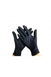 Перчатки нитриловые Prestige Medical черные M 100 шт