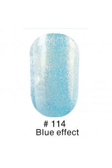 Гель лак 114 Blue Effect Naomi 6ml