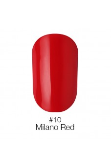 Гель лак 10 MILANO RED Naomi 6ml