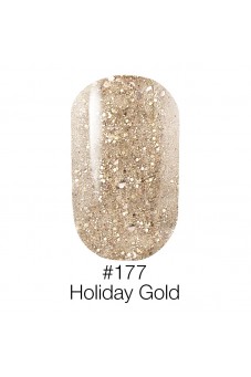 Гель лак 177 Holiday Gold Naomi 6ml