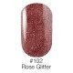 Гель лак 102 Rose Copper Glittar Naomi 6ml