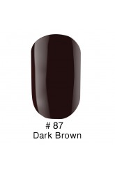 Гель лак 87 Dark Brown Naomi 6ml