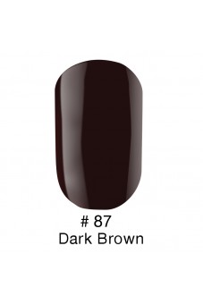 Гель лак 87 Dark Brown Naomi 6ml
