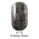 Гель лак 176 Holiday Black Naomi 6ml