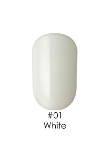 Гель лак 01 WHITE Naomi 6ml
